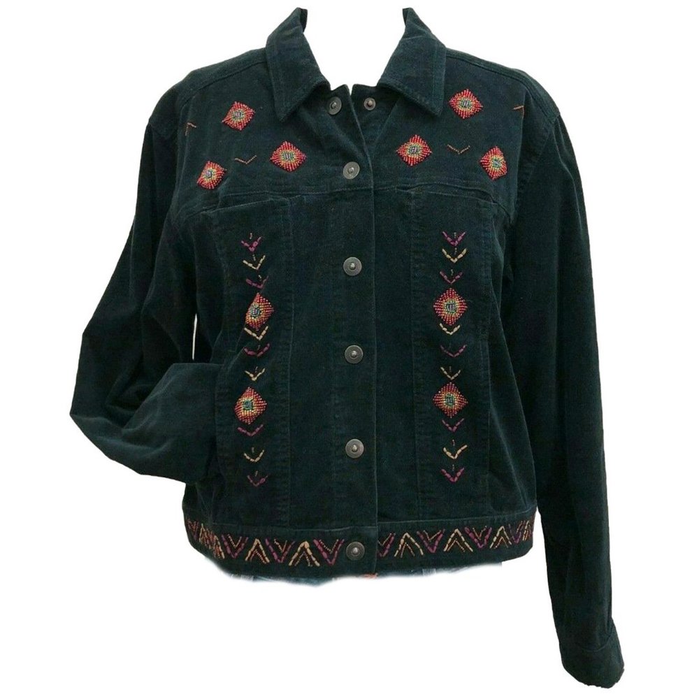 Carole Little Native American Style Beaded Jacket